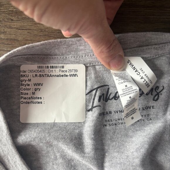 NWT Dachshund In Santa Hat Christmas T-Shirt size M - Picture 3 of 3